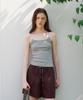 Button Trimming Sleeveless (Melange)