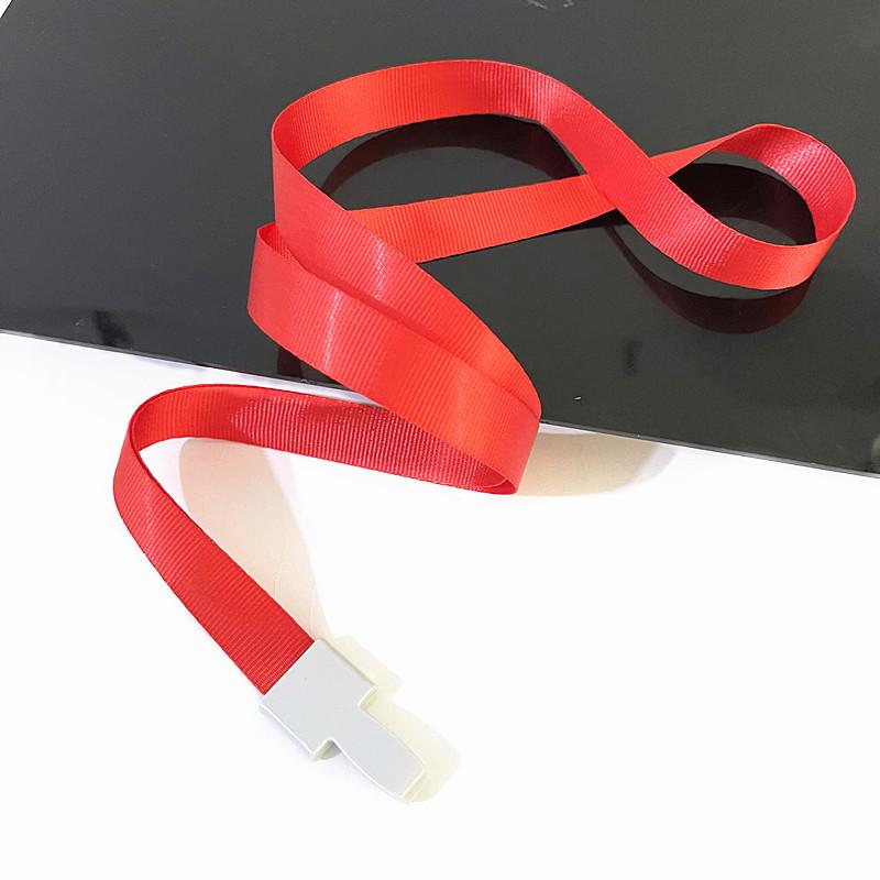 Plastic Double Sided Transparent Employees Work School Credential Badge Office Pass Id Card Holder Accessories Lanyard Decor