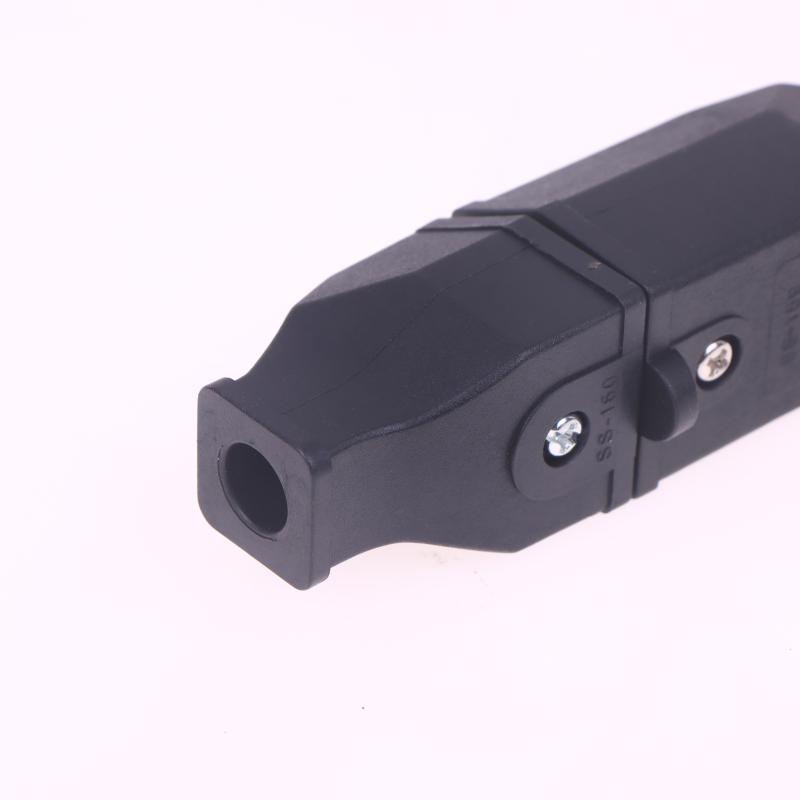 1/2Pcs Usa Triprong Power Outlet Wiring Electrical Receptacle Ac Socket Plug Black 125V 15A Us Female Male Connector