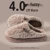 Thick-Soled Non-Slip Winter Plush Cotton Slippers for Indoors
