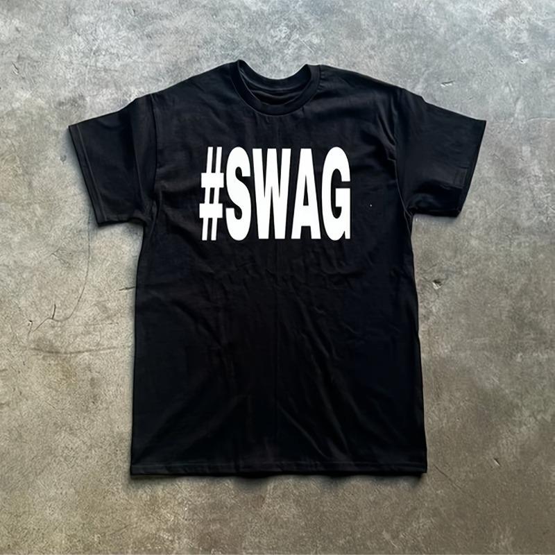 Swag Street Style Printed Tshirt Unisexs Tshirt Summer New Item Unisex Casual Tshirt