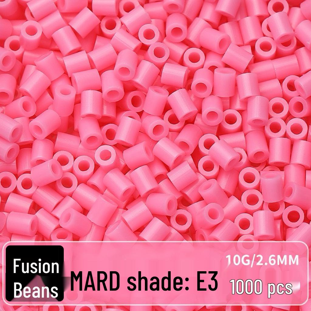 Confezione di Ricarica Perline Termofusibili da 264 Colori - 1000 Perline, 2,6 MM, Materiali per Puzzle 3D Fai da Te