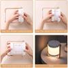Foldable Touch Dimmable Reading LED Night Light Portable Lantern Lamp USB Rechargeable For Home Decor Halloween Christmas Gifts