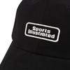 SPORTS ILLUSTRATED Stacked Logo Wappen Ball Cap (Black)