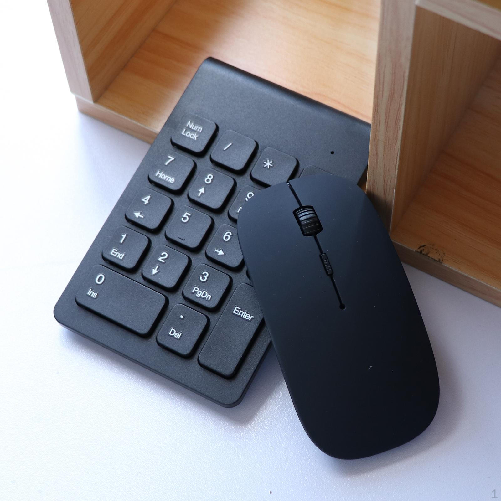 

2.4G Numeric Keypad Keyboard with Mouse for чорний