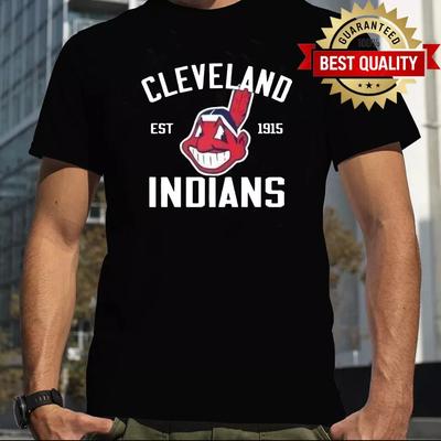 T-shirt Cleveland Indians Équipe de Baseball Est 1915 Pour Toujours