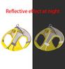 Reflective Pet Chest Strap Breathable Dogs Vest Harness with Leash Adjustable Puppy Walking Lead for Chihuahua French Bulldog