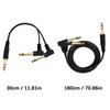 6.35mm TRS Stereo To 2Mono Male Audios Cable 6.35mm Sound Splitter Wire Gold Covered Right Angle Ends For Studio Gear