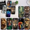 FM3 Tier Wolf Tiger Löwe Soft Shell Handyhülle für iPhone 16 15 14 13 12 Pro Max Plus Mini