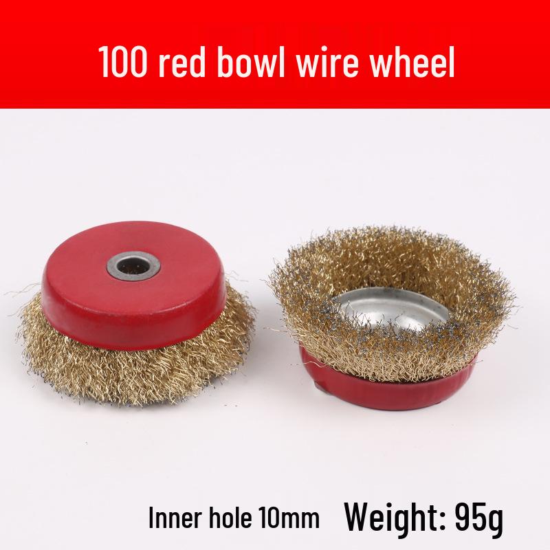 

Silver Rhino Twisted Wire Wheel for Angle Grinders - Thickened Steel Wire for Rust Removal and Polishing Metal and Stainless Steel.