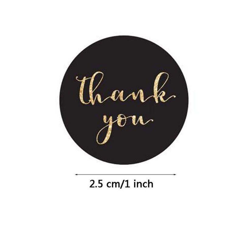 500pcs Round Thank You Stickers Seal Labels Wedding Party Scrapbooking Package Sticker