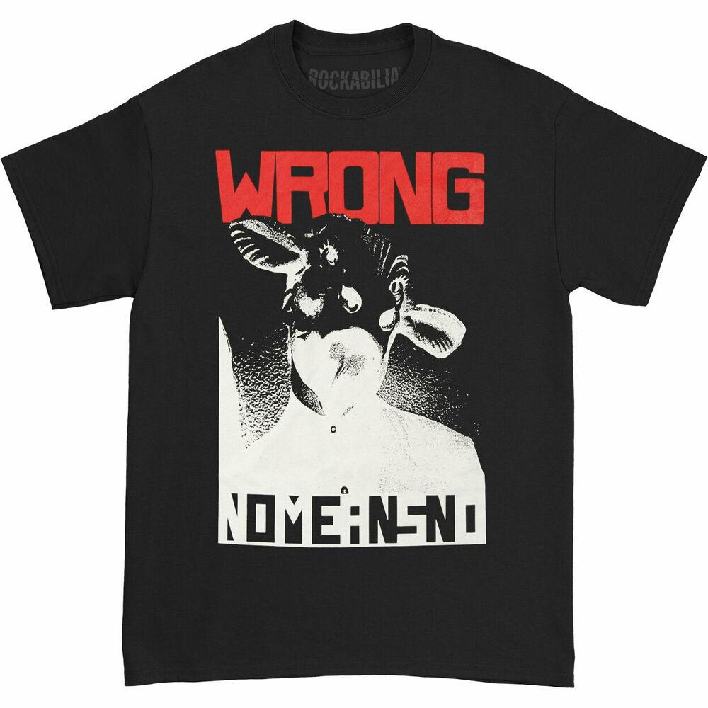 

Футболка унисекс Nomeansno Wrong, маленькая черная