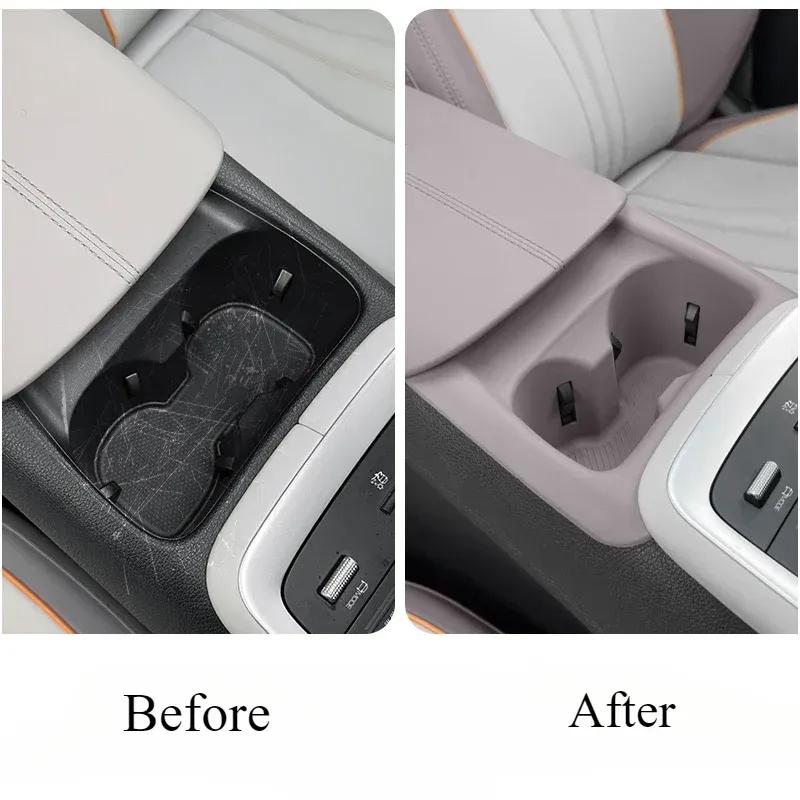 For BYD Song Pro DM-i -2024 Center Console Cup Holder Silicone Mat Anti-Scratch Non-Slip Interior Accessories