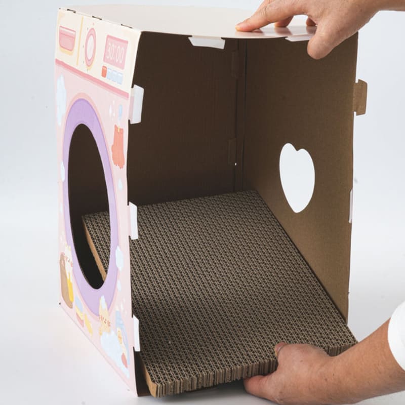 [Pet] Washing Machine-Shaped Scratch House