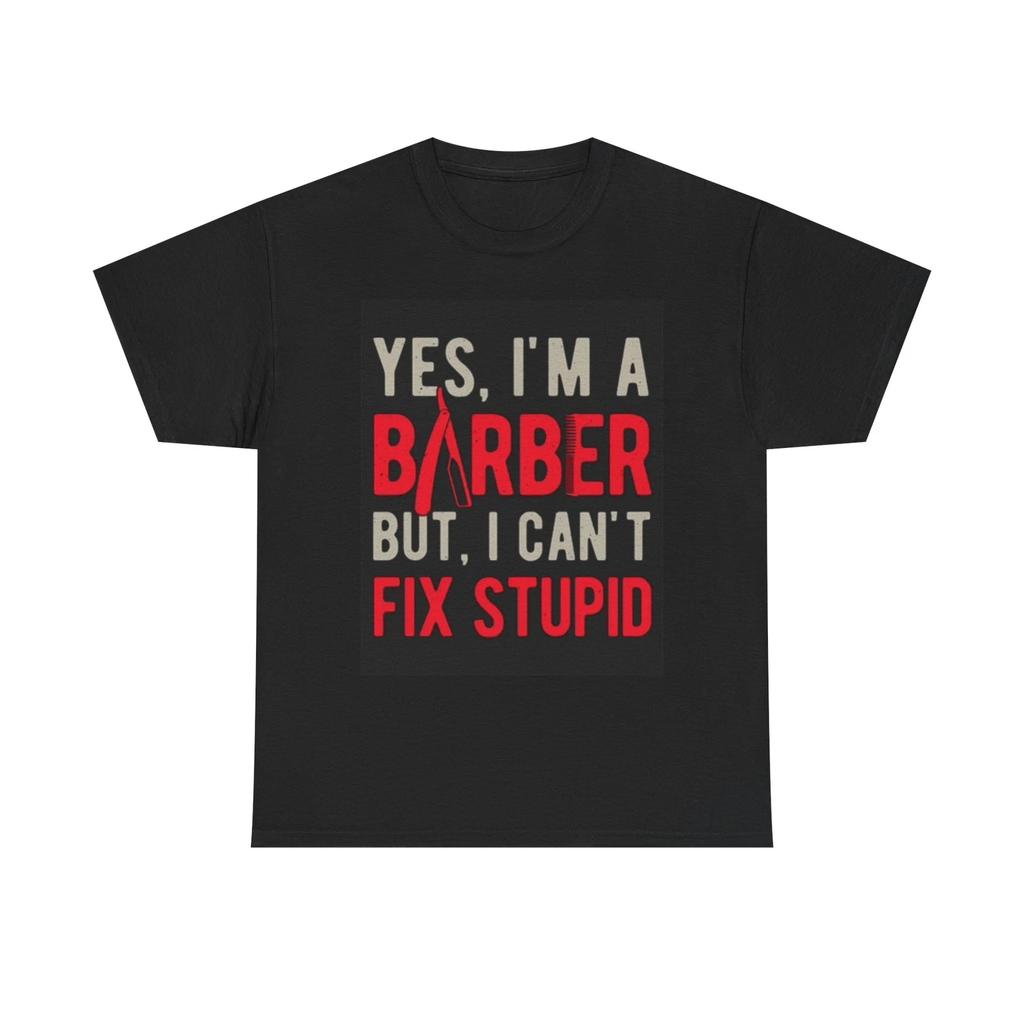 Men's and Women's T-shirts Yes Im A Barber Graphic