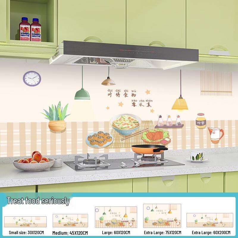 Fumaide Kitchen Anti-Oil Splash Wall Sticker