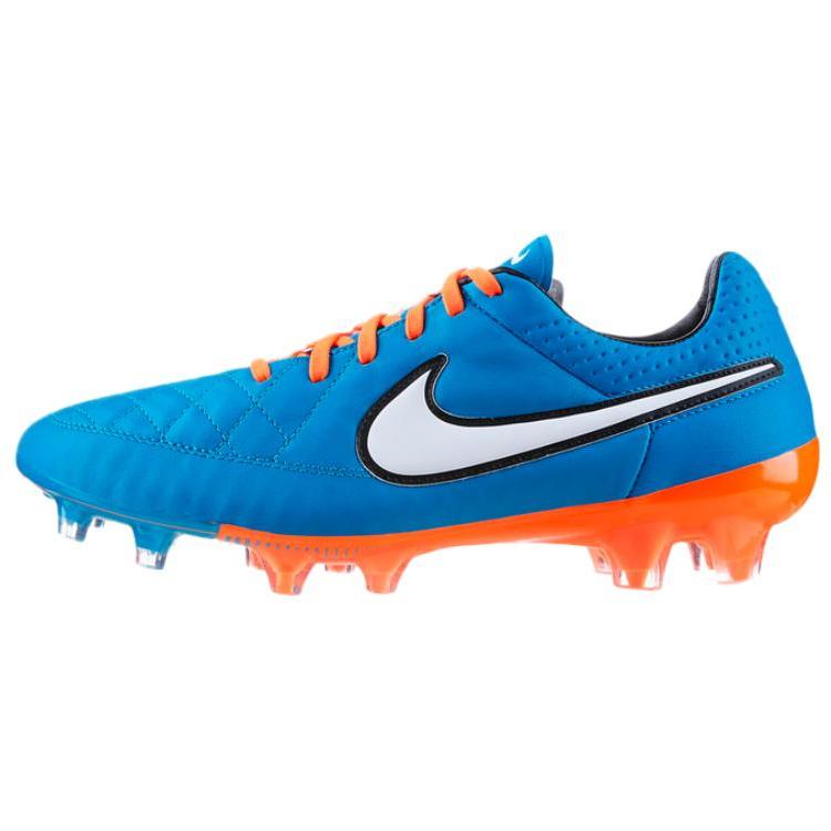 

Nike Tiempo Legend V FG Удобные Легкие FG (Резиновые длинные шипы) Нескользящие Прочные Футбольные Бутсы Унисекс Футбольные Бутсы Синие Оранжевые 631518-418 40.5