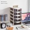 Transparent Drawer-Style Desktop Storage Box for Household Items and Cosmetics