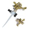 Automatic Sprinkler 360 Degrees  Rotation Water Sprinkler Watering Irrigation Tool for Lawn GardenMetal