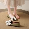 Moccasin Shoes Soft Shallow Mouth Female Footwear Bow-Knot Moccasins Dress Grandma Butterfly New Flat Butterfly-knot Mary Janes