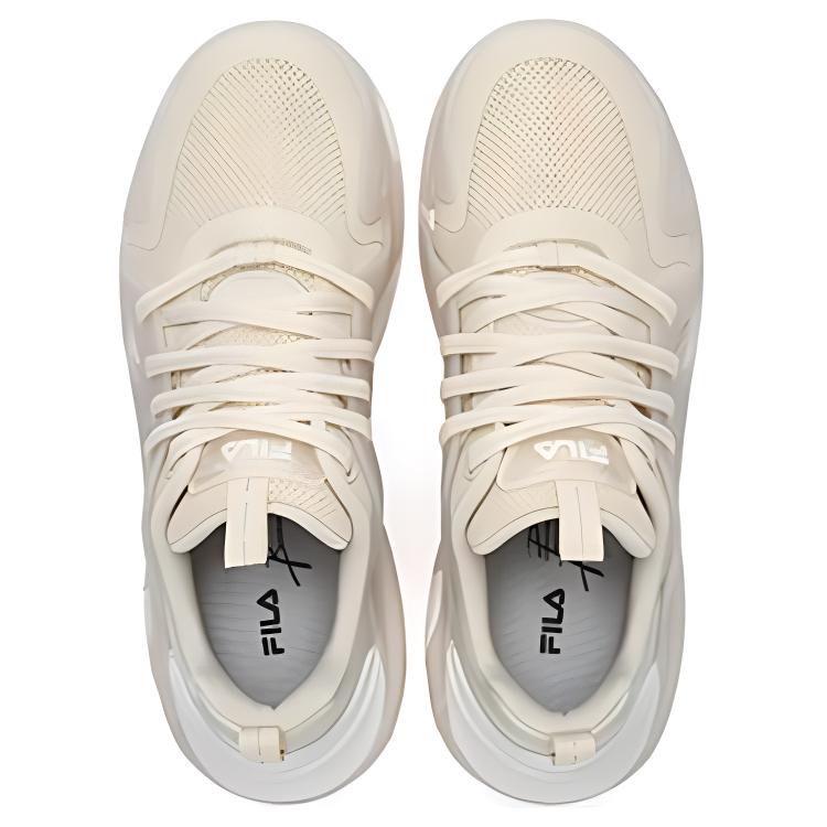 FILA Chill Lightweight Comfortable Low-Top Casual Running Shoes Women sneaker Beige F12W423101FPT