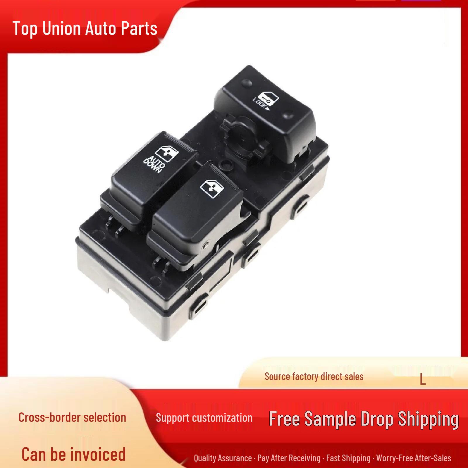 93571-4H110: Compatible Glass Lift Switch for Hyundai Kia EV Window Control Electric