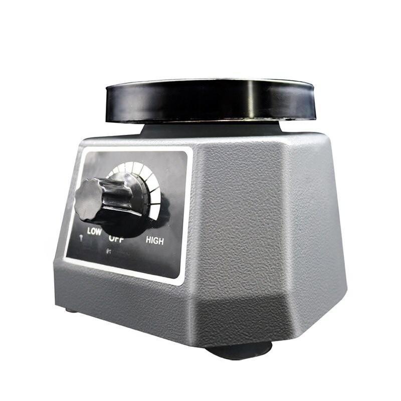 4'' Round Vibrator for Laboratory and Craft with Lamp Small Gypsum Variable Intensity Shaker Oscillator Dental Lab Equipment