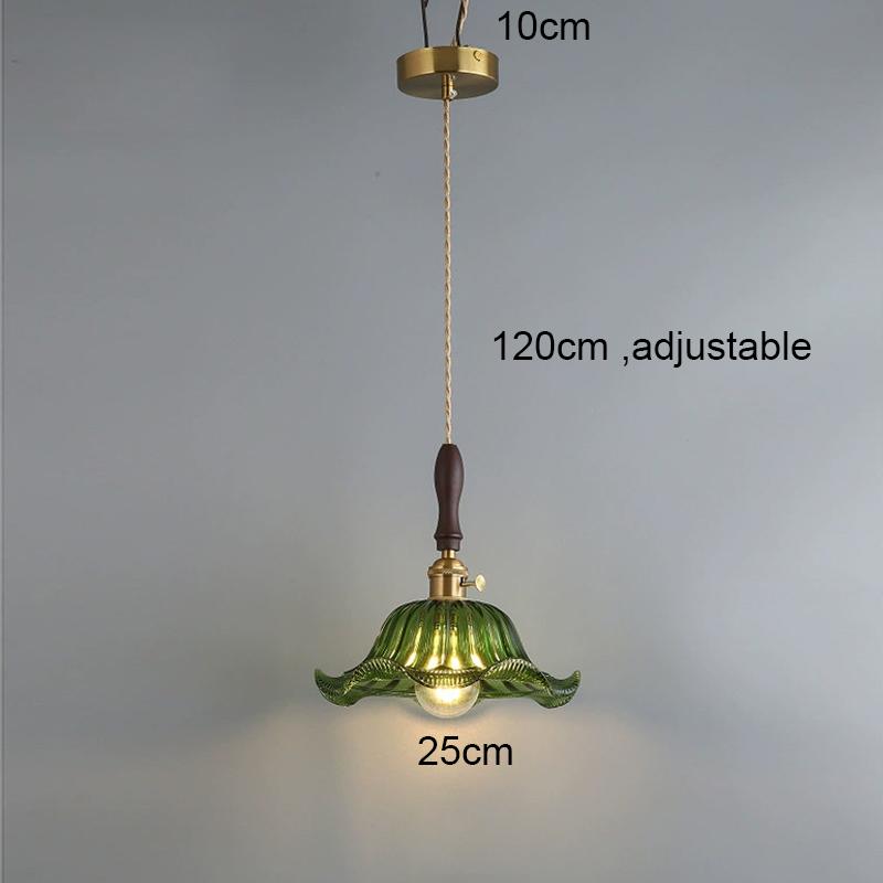 Vintage Creative Glass Metal Pendant Lights Fixture Retro Loft Style Bar Restaurant Kitchen Room Indoor Hanging Lamp Luminaire