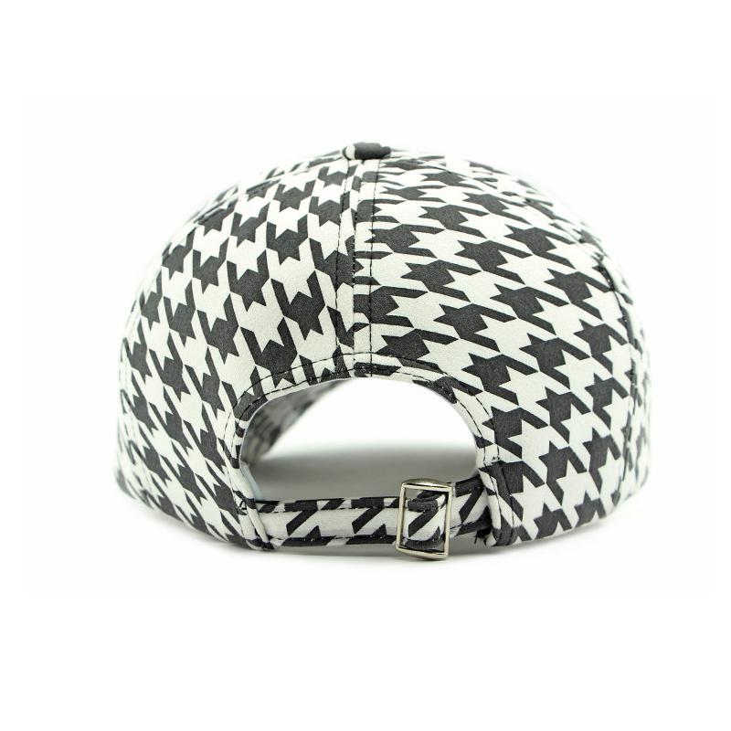 Houndstooth Baseball Cap Women's Spring Outdoor Sunscreen Hat Men's Cap