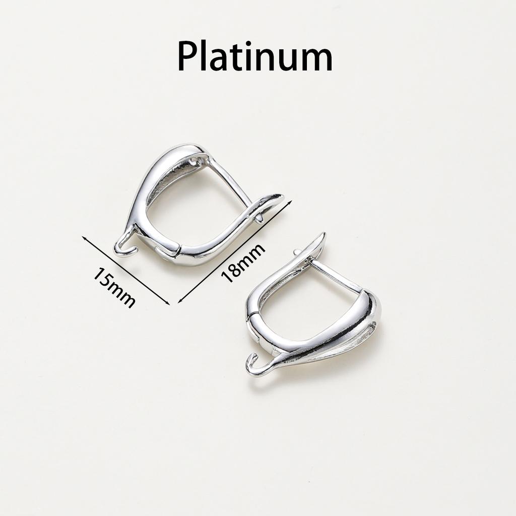 6pcs/lot 14K 18K Gold French Blank Lever Earing Hook Open Ear Ring Clips Clasp For DIY Jewelry Hoop Pendants Making Acceissories
