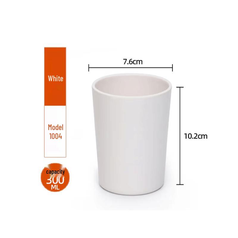 Weiße Melamin-Getränketasse