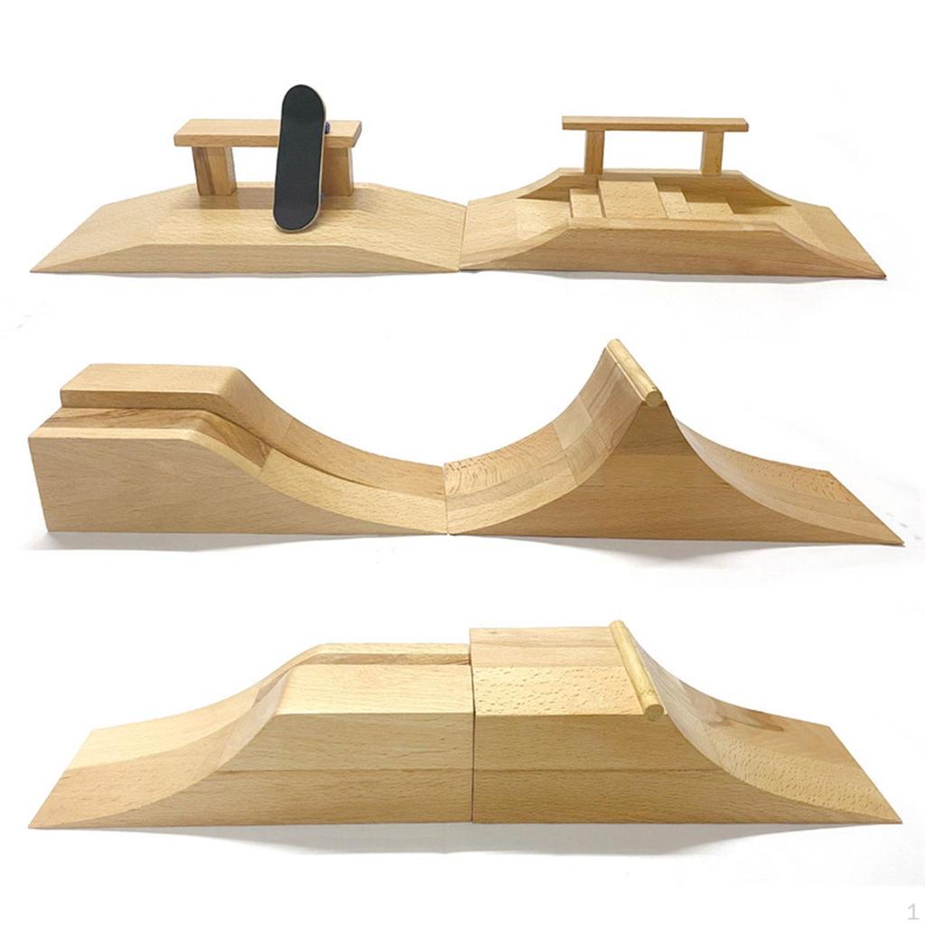 Wooden Fingerboard Ramp Accessories Ornament Multifunctional Professional Grade Improve Creativity