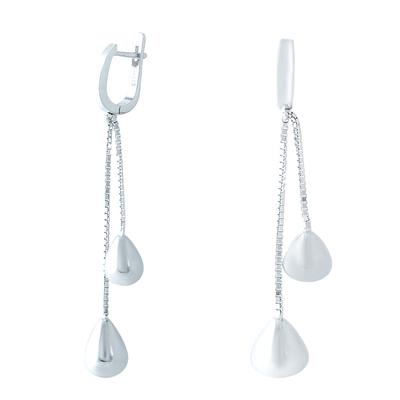 Silver Earrings Without Stones (1965139)