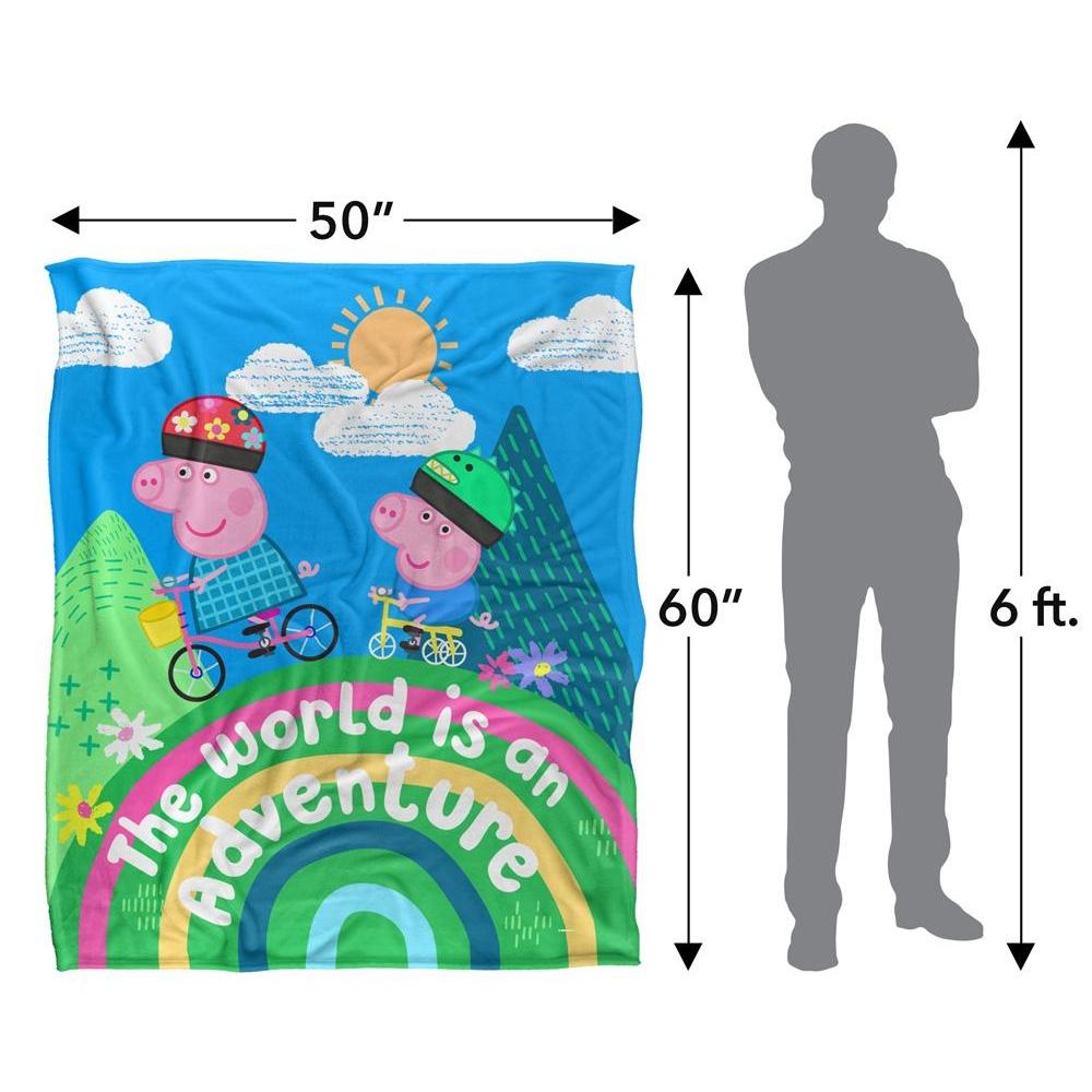 Peppa Pig World Is An Adventure Blanket