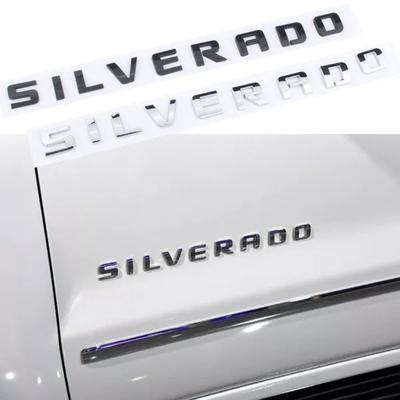 3D Car Side Fender Trunk Emblem Aufkleber für Ch/evrolet SI/LVERADO Buchstaben Logo