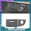 AA92-Carbon Fiber For Mercedes Benz E-Class W211 2003-2009 Copilot Storage Box Lock Cover Trim Interior Accessories