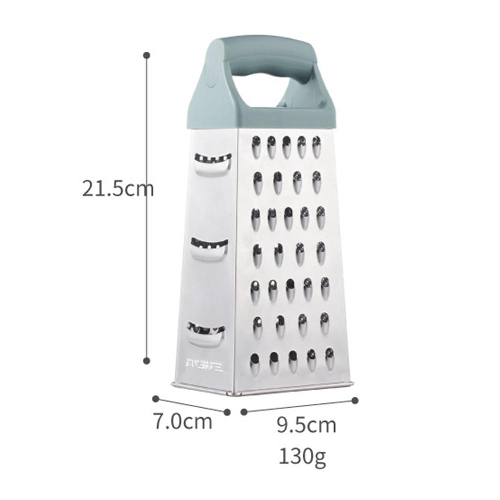 4 Sided Stainless Steel Blades Household Box Grater Container Multipurpose Vegetables Cutter Kitchen Tools Manual Cheese Slicer