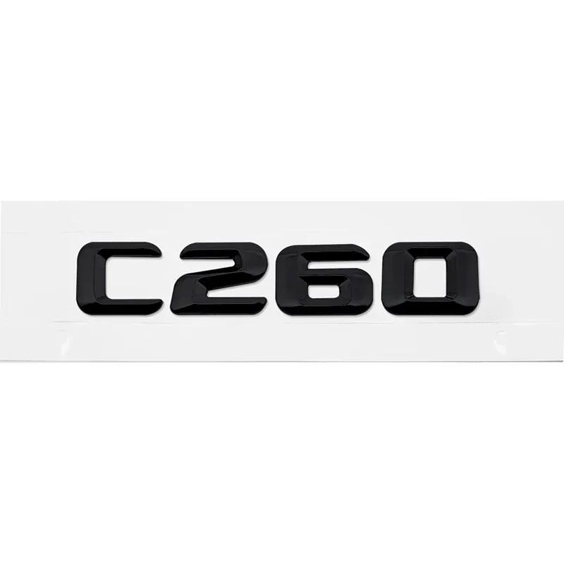 3D Body Letter Stickers Rear Badge for Mercedes Benz C240 C250 C260 C280 C300 C320 C350 C400 C500 C Class Exterior Accessories