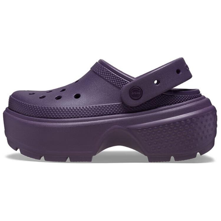 Crocs Lightweight Fashion Versatile Clogs Women Footwear Deep-Iris-Purple 209347-5AS