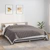 VidaXL Weighted Blanket Grey 220x260 Cm 11 Kg Fabric 350784