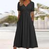 2024 Trendy Summer Short-Sleeve Dress for European & American Women - Stylish and Unique Design