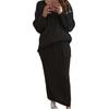 S67314 Cable Knit Sweater Dress Set