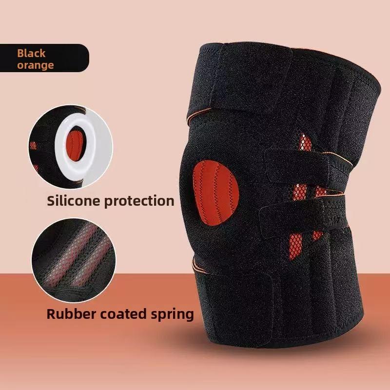 Generic Sports Knee Pads With Breathable Silicone And Nonslip Support For Running And Cycling