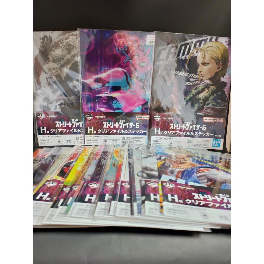 Ichiban Kuji Street Fighter 6 Clear File & Sticker Full Complete Set