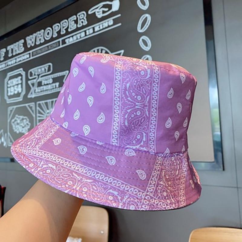 Graffiti Printed Fisherman Hat For Men And Women Personalized  Outdoor Leisure Sunshade Versatile