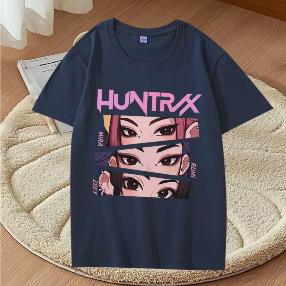 Kpop Demon Hunters Graphic T Shirts 2025 Men Women Oversized Cotton Anime Streetwear Short Sleeve Summer Printed Unisex Tops