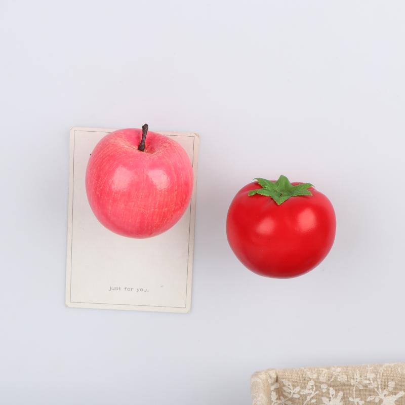 3D Bionic Food Refrigerator Paste Fruit Model Magnets Home Decoration Whiteboard Cartoon Magnetic Stickers Kitchen Decoration