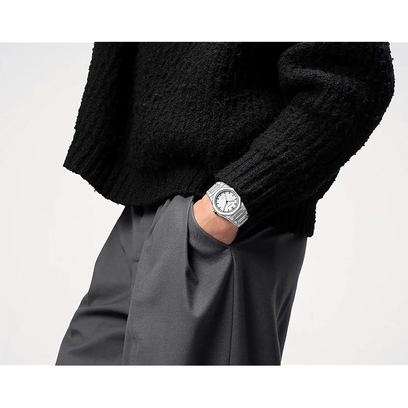 Authorized Distributor [D1 MILANO] D1 Milano Men's Watch PCBJ34 Polycarbonate White Sketch 40.5mm Polycarbonate