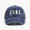 The Cure Cap Washed Distressed Denim Caps for Unisex Summer Women Baseball Cap Fashion Casual Adjustable Snapback Hats