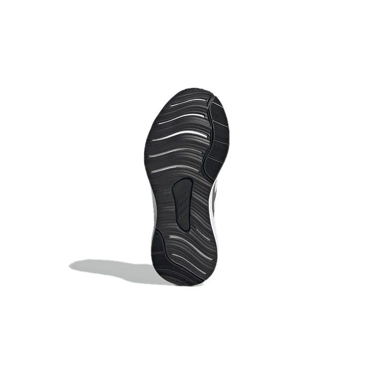 Adidas FortaRun J Lace Running K Abrasion Resistant Breathable Low Top Sports Casual Shoes Black White Kids' GY7597